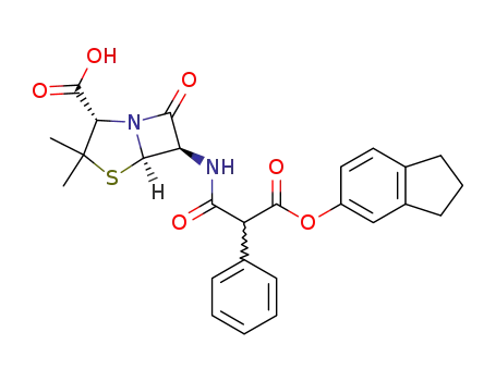 Molecular Structure of 35531-88-5 (CARINDACILLIN)