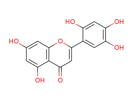 Molecular Structure of 1621-84-7 (5,7-Dihydroxy-2-(2,4,5-trihydroxyphenyl)-4H-1-benzopyran-4-one)