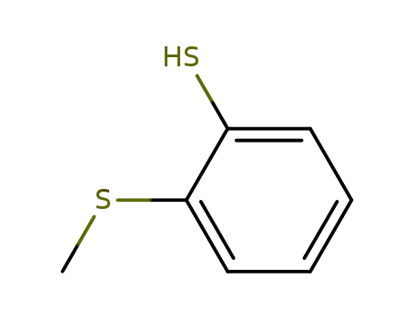 Molecular Structure of 54615-64-4 (Benzenethiol, 2-(methylthio)-)