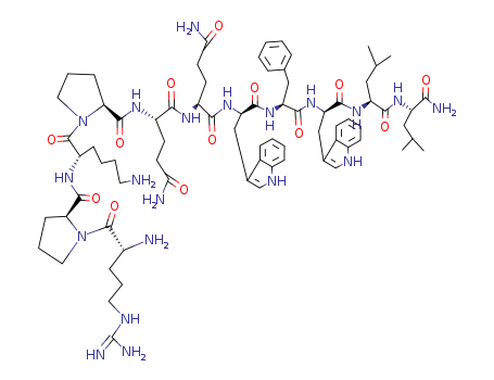 L-Leucinamide,D-arginyl-L-prolyl-L-lysyl-L-prolyl-L-glutaminyl-L-glutaminyl-D-tryptophyl-L-phenylalanyl-D-tryptophyl-L-leucyl-