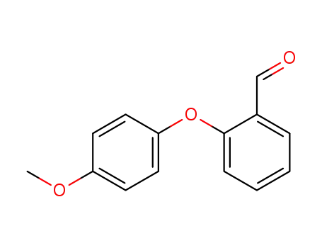 Molecular Structure of 19434-36-7 (Benzaldehyde,2-(4-methoxyphenoxy)-)