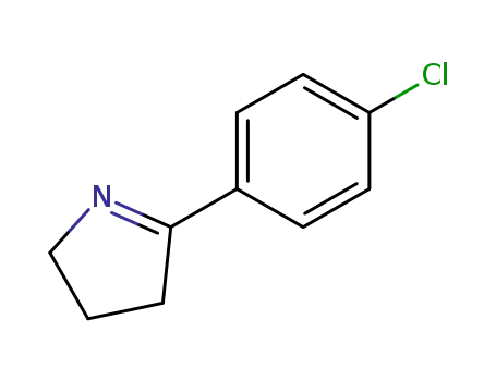 Molecular Structure of 22217-78-3 (5-(4-CHLORO-PHENYL)-3,4-DIHYDRO-2H-PYRROLE)