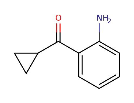 Molecular Structure of 136832-46-7 ((2-Aminophenyl)(cyclopropyl)methanone)