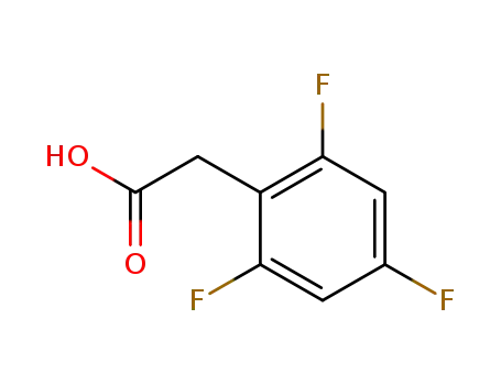 Molecular Structure of 209991-63-9 (2,4,6-Trifluorophenylacetic acid)