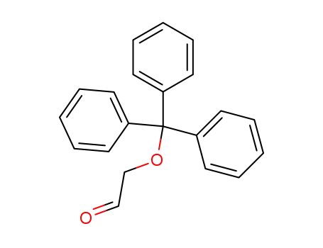 Molecular Structure of 3292-82-8 (Acetaldehyde, (triphenylmethoxy)-)