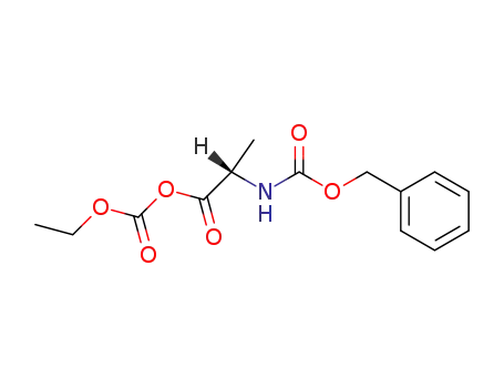 N-Carbobenzoxy-L-alanin-kohlensaeureaethylesteranhydrid