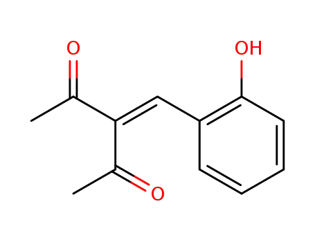 Molecular Structure of 15809-22-0 (3-[(2-hydroxyphenyl)methylidene]pentane-2,4-dione)