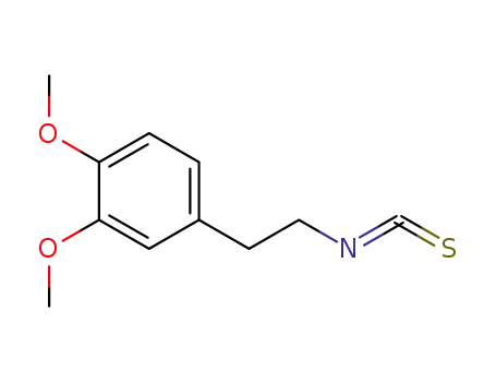 Molecular Structure of 21714-25-0 (3,4-DIMETHOXYPHENETHYL ISOTHIOCYANATE)