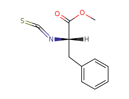 Molecular Structure of 147091-08-5 ((R)-a-isothiocyanato-Benzenepropanoic acid methyl ester)