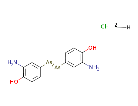 Phenol,4,4'-(1,2-diarsenediyl)bis[2-amino-, hydrochloride (1:2)