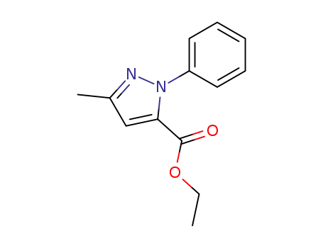 Molecular Structure of 81153-63-1 (ETHYL 3-METHYL-1-PHENYLPYRAZOLE-5-CARBOXYLATE)