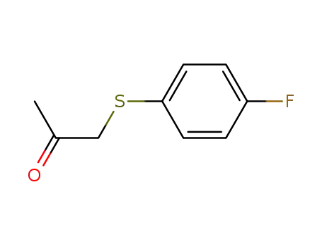 Molecular Structure of 2968-13-0 ((4-FLUOROPHENYLTHIO)ACETONE)