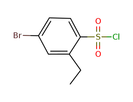 Molecular Structure of 175278-24-7 (4-BROMO-2-ETHYLBENZENE-1-SULFONYL CHLORIDE)