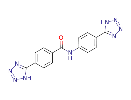 Molecular Structure of 132640-22-3 (4-(1H-tetrazol-5-yl)-N-(4-(1H-tetrazol-5-yl)phenyl)benzamide)