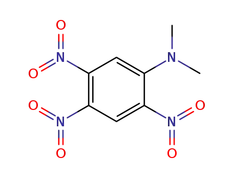 Molecular Structure of 61149-81-3 (Benzenamine, N,N-dimethyl-2,4,5-trinitro-)