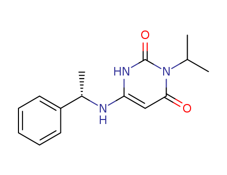 1642288-47-8,6-{[(1S)-1-phenylethyl]amino}-3-(propan-2-yl)-1,2,3,4- tetrahydropyrimidine-2,4-dione,