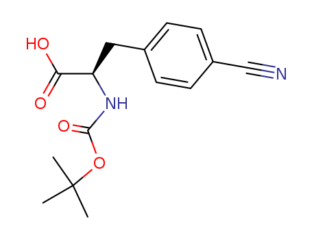 D-Phenylalanine,4-cyano-N-[(1,1-dimethylethoxy)carbonyl]-