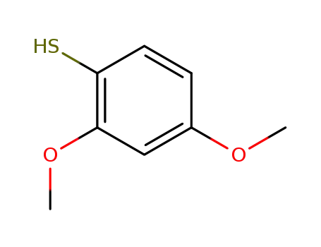Molecular Structure of 18906-37-1 (2,4-dimethoxybenzene-1-thiol)