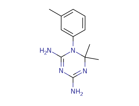 1,3,5-Triazine-2,4-diamine,1,6-dihydro-6,6-dimethyl-1-(3-methylphenyl)- cas  4038-60-2