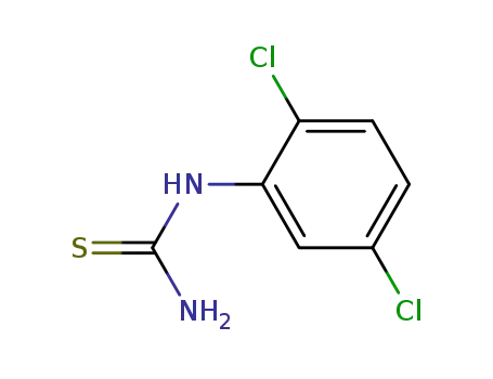 Molecular Structure of 4949-85-3 (2,5-DICHLOROPHENYLTHIOUREA)