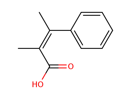 Molecular Structure of 4540-79-8 (2-Butenoic acid, 2-methyl-3-phenyl-, (Z)-)