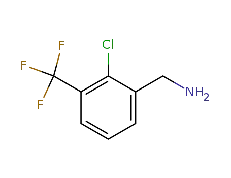 Molecular Structure of 39226-96-5 (2-CHLORO-3-(TRIFLUOROMETHYL)BENZYLAMINE)
