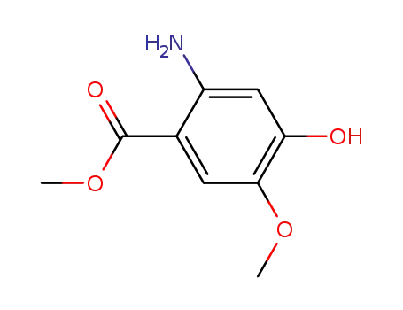 Molecular Structure of 848092-84-2 (methyl 2-amino-4-hydroxy-5-methoxybenzoate)