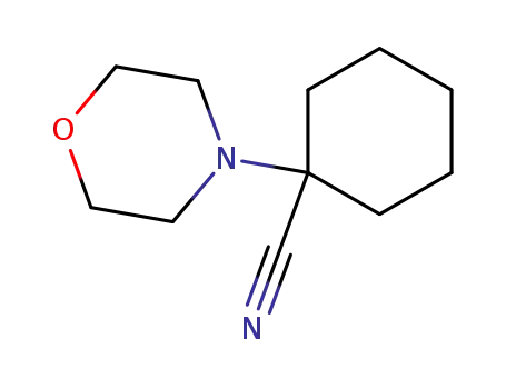 Molecular Structure of 42419-59-0 (1-Morpholinocyclohexane-1-carbonitrile)