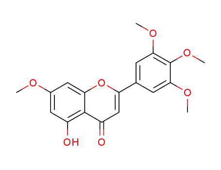 4H-1-Benzopyran-4-one,5-hydroxy-7- methoxy-2-(3,4,5-trimethoxyphenyl)- 