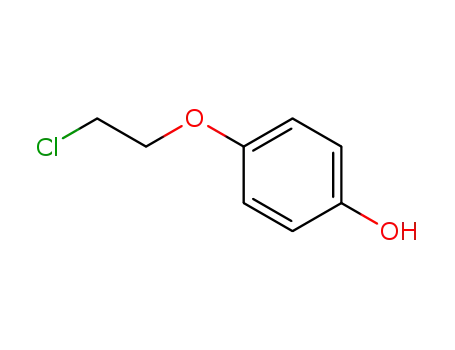 Molecular Structure of 100238-55-9 (4-(2-CHLOROETHOXY)PHENOL)