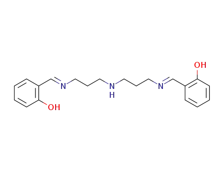Molecular Structure of 52279-45-5 (Phenol,2,2'-[iminobis(3,1-propanediylnitrilomethylidyne)]bis-)