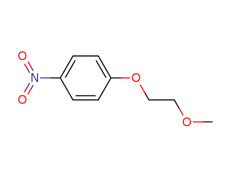 Molecular Structure of 22483-40-5 (4-NITROPHENYL-2-METHOXYETHYL ETHER)