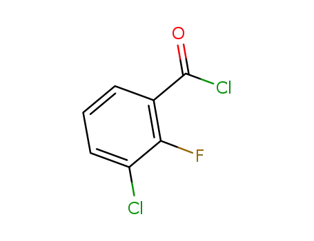 Molecular Structure of 85345-76-2 (3-CHLORO-2-FLUOROBENZOYL CHLORIDE)