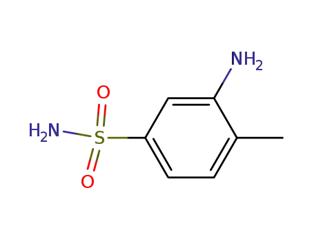 Molecular Structure of 6274-28-8 (3-AMINO-4-METHYLBENZENESULFONAMIDE)