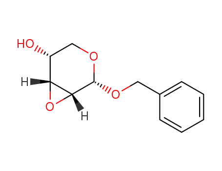 Molecular Structure of 61134-24-5 (BENZYL-2,3-ANHYDRO-ALPHA-D-RIBOPYRANOSIDE)