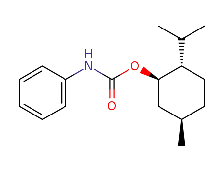 Molecular Structure of 637336-84-6 (phenylcarbamic acid (1R,2S,5R)-2-isopropyl-5-methylcyclohexyl ester)