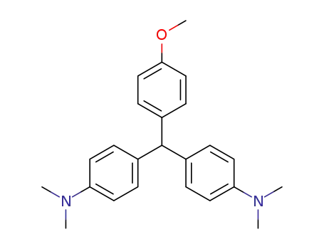 Molecular Structure of 641-59-8 (Benzenamine,4,4'-[(4-methoxyphenyl)methylene]bis[N,N-dimethyl-)