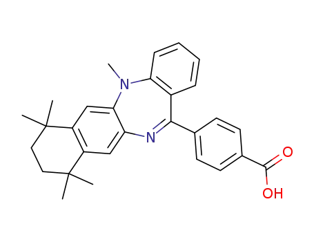 4-(5,7,7,10,10-Pentamethyl-8,9-dihydronaphtho[2,3-b][1,4]benzodiazepin-13-yl)benzoic acid