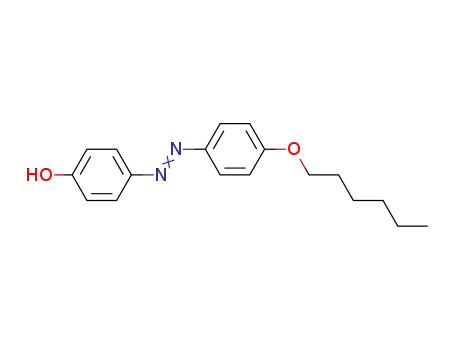 Molecular Structure of 141510-20-5 (Phenol, 4-[[4-(hexyloxy)phenyl]azo]-)