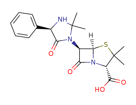 99% up by HPLC 7-(2,2-DIMETHYL-5-OXO-4-PHENYL-IMIDAZOLIDIN-1-YL)-3,3-DIMETHYL-6-OXO-2-THIA-5-AZABICYCLO[3.2.0]HEPTANE-4-CARBOXYLIC ACID 3511-16-8