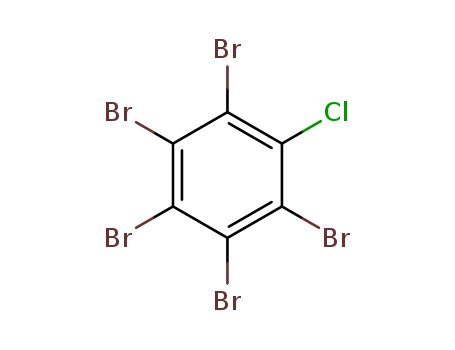 Molecular Structure of 13075-05-3 (Benzene, pentabromochloro-)