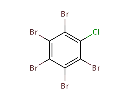 Molecular Structure of 13075-05-3 (Benzene, pentabromochloro-)