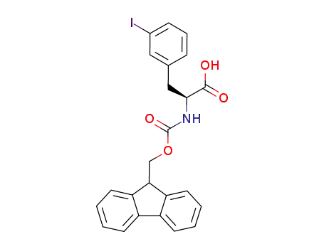 Molecular Structure of 478183-67-4 (FMOC-D-3-IODOPHENYLALANINE)