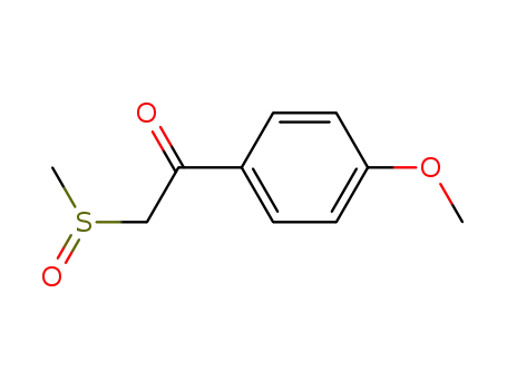 Molecular Structure of 2813-23-2 (4'-Methoxy-2-(methylsulfinyl)acetophenone)