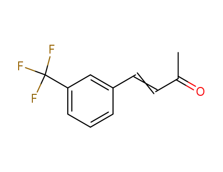Molecular Structure of 80992-92-3 (1-[3-(TRIFLUOROMETHYL)PHENYL]BUT-1-EN-3-ONE)