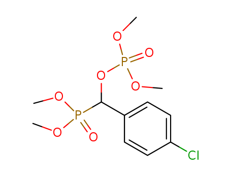Phosphoric acid,(4-chlorophenyl)(dimethoxyphosphinyl)methyl dimethyl ester