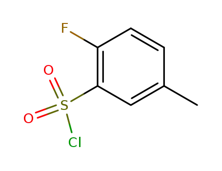 Molecular Structure of 870704-14-6 (2-FLUORO-5-METHYLBENZENESULFONYL CHLORI&)