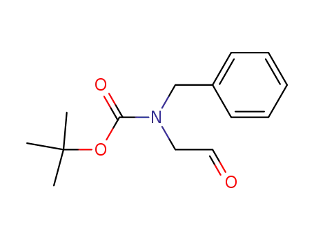 Molecular Structure of 136159-63-2 (Carbamic acid, (2-oxoethyl)(phenylmethyl)-, 1,1-dimethylethyl ester)