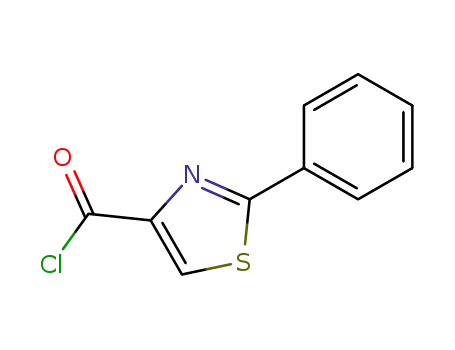 Molecular Structure of 36094-04-9 (2-PHENYL-1,3-THIAZOLE-4-CARBONYL CHLORIDE)