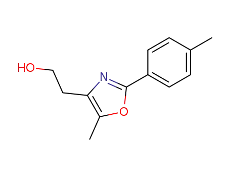 Molecular Structure of 157169-71-6 (2-[5-METHYL-2-(4-METHYLPHENYL)-1,3-OXAZOL-4-YL]ETHANOL)